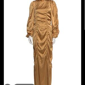 Malene Birgir Gold Dress